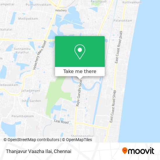 Thanjavur Vaazha Ilai map