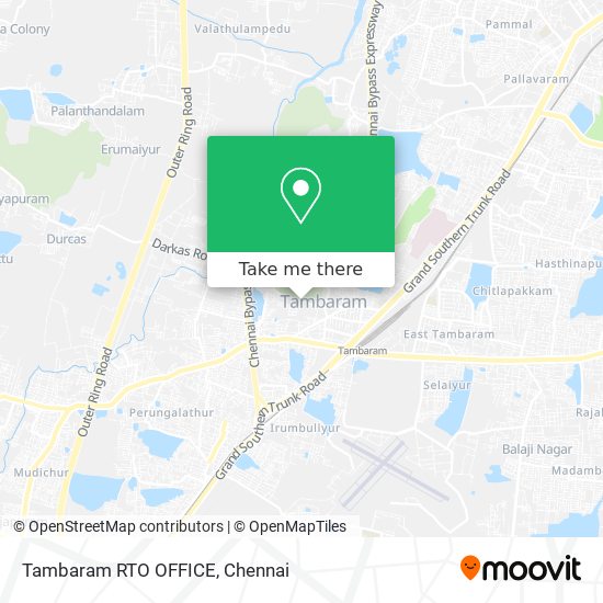 Tambaram RTO OFFICE map