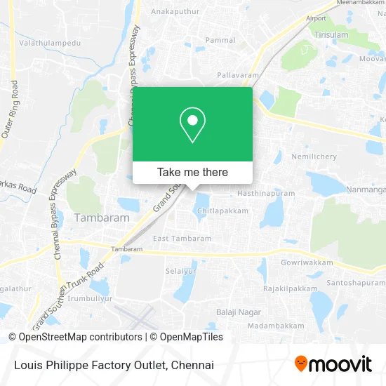 Louis Philippe Factory Outlet map