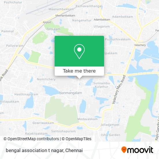 bengal association t nagar map