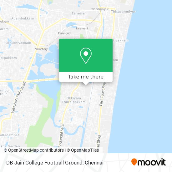 DB Jain College Football Ground map