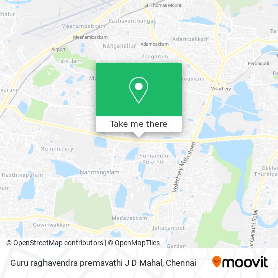 Guru raghavendra premavathi J D Mahal map