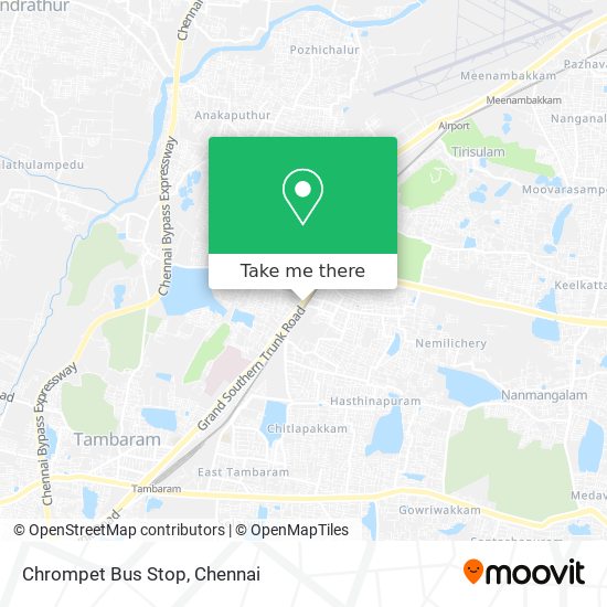 Chrompet Bus Stop map