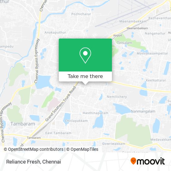 Reliance Fresh map