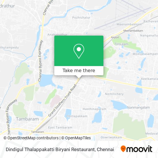 Dindigul Thalappakatti Biryani Restaurant map