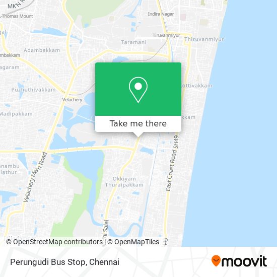 Perungudi Bus Stop map