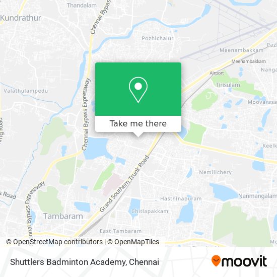 Shuttlers Badminton Academy map