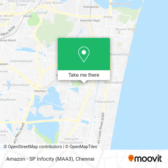 Amazon - SP Infocity (MAA3) map