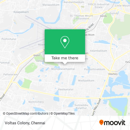 Voltas Colony map