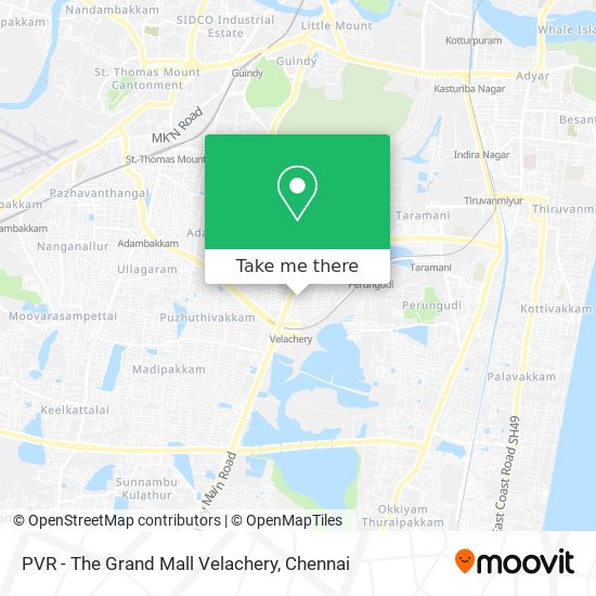 PVR - The Grand Mall Velachery map