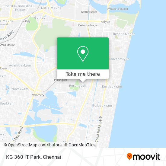 KG 360 IT Park map