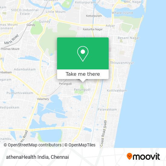 athenaHealth India map