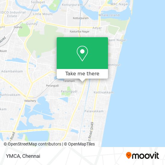 YMCA map