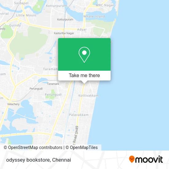 odyssey bookstore map