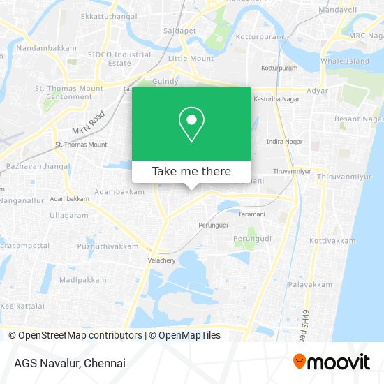 AGS Navalur map