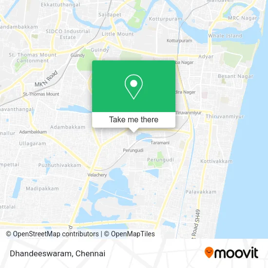 Dhandeeswaram map