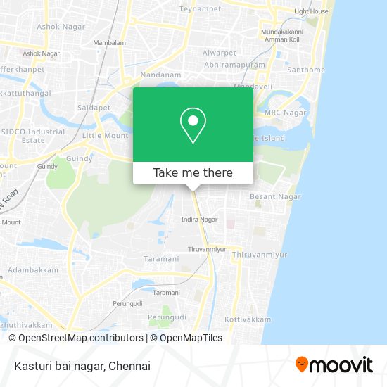 Kasturi bai nagar map