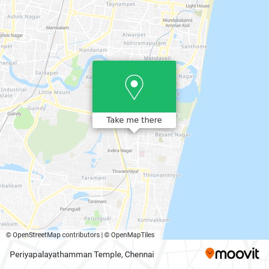 Periyapalayathamman Temple map