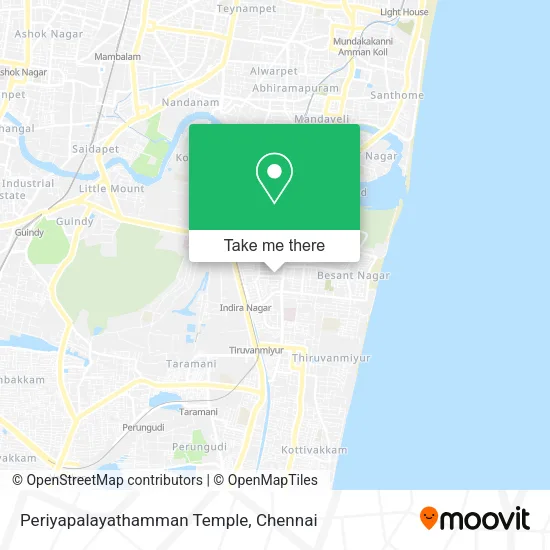 Periyapalayathamman Temple map