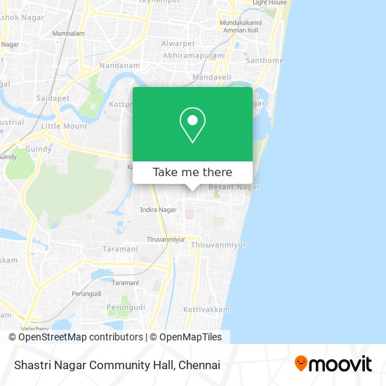 Shastri Nagar Community Hall map