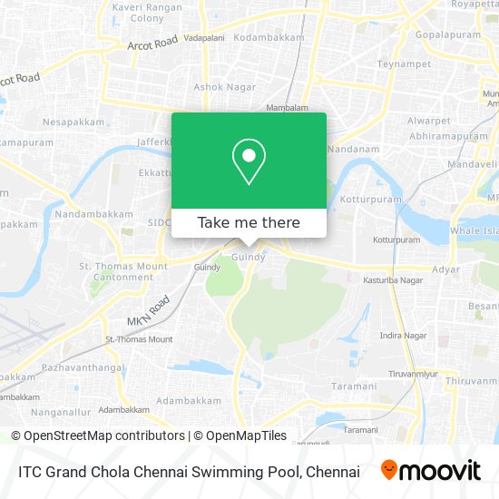 ITC Grand Chola Chennai Swimming Pool map