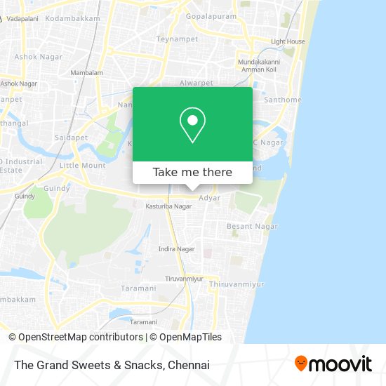 The Grand Sweets & Snacks map
