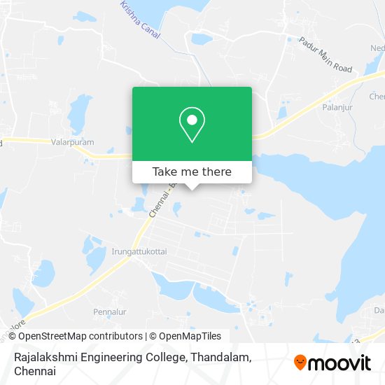 Rajalakshmi Engineering College, Thandalam map