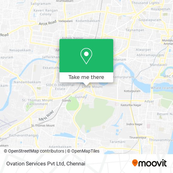 Ovation Services Pvt Ltd map