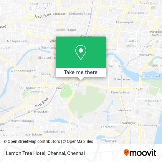 Lemon Tree Hotel, Chennai map