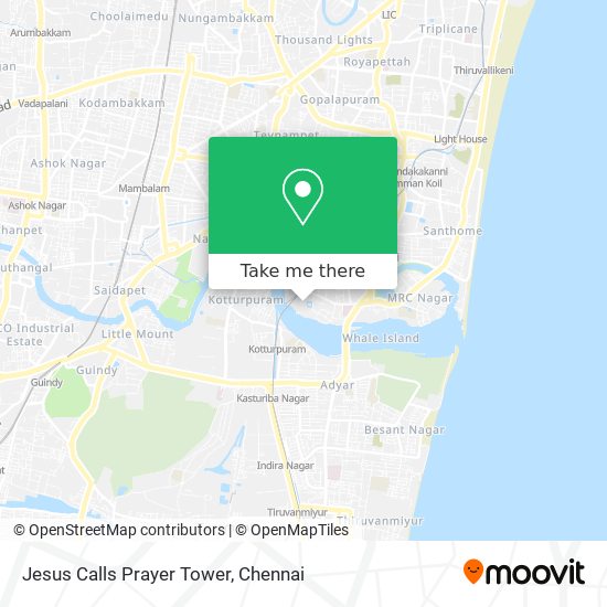 Jesus Calls Prayer Tower map