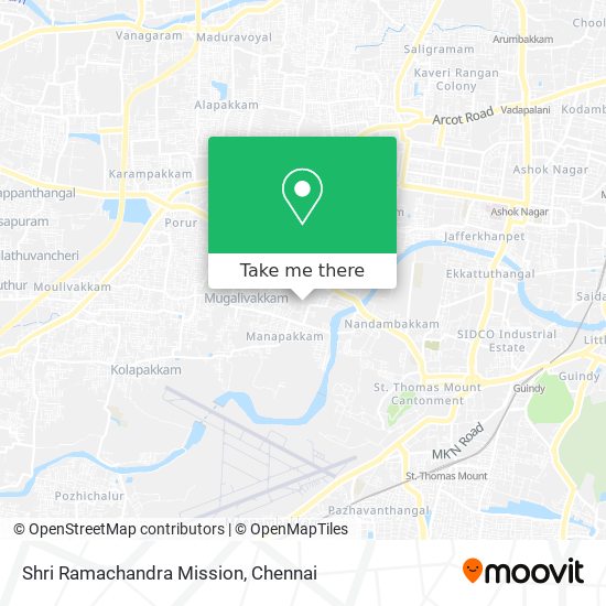 Shri Ramachandra Mission map