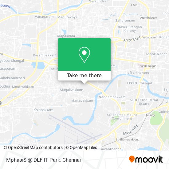 MphasiS @ DLF IT Park map