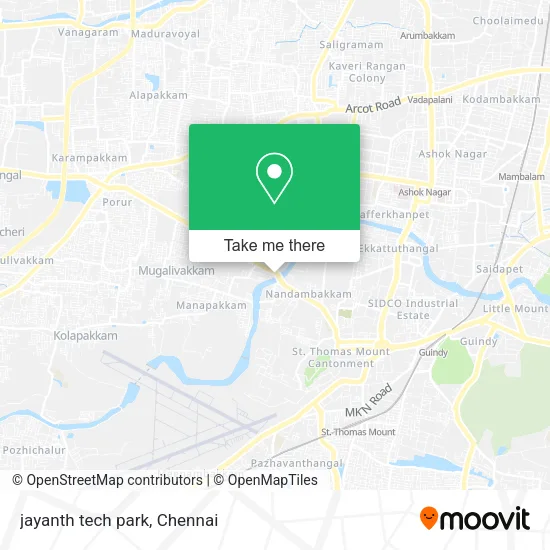 jayanth tech park map