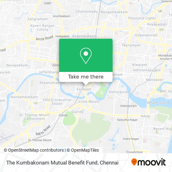 The Kumbakonam Mutual Benefit Fund map