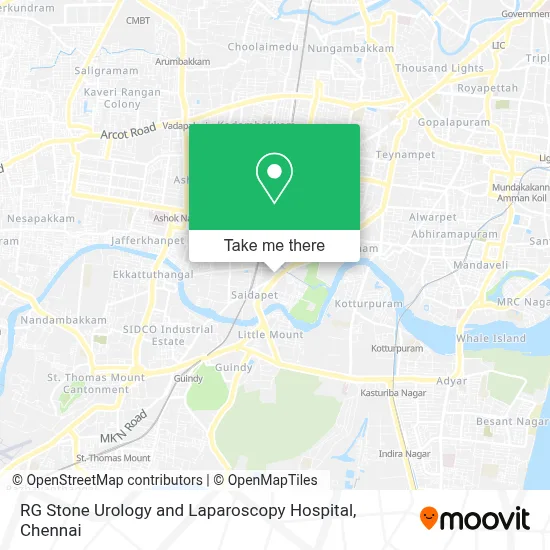 Rg Stone Urology And Laparoscopy Hospital map