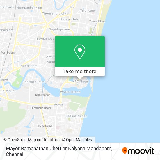 Mayor Ramanathan Chettiar Kalyana Mandabam map