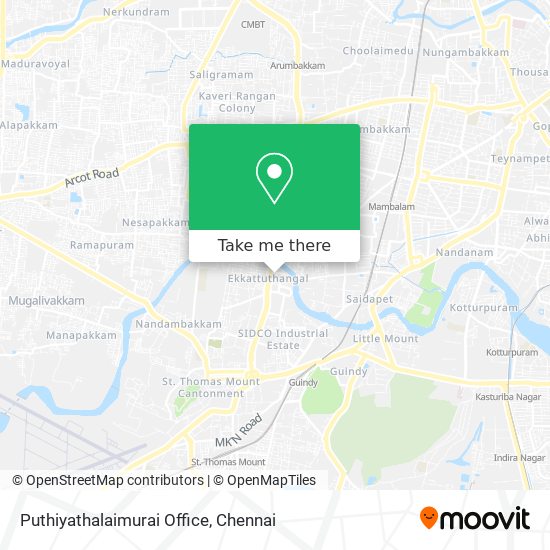 Puthiyathalaimurai Office map