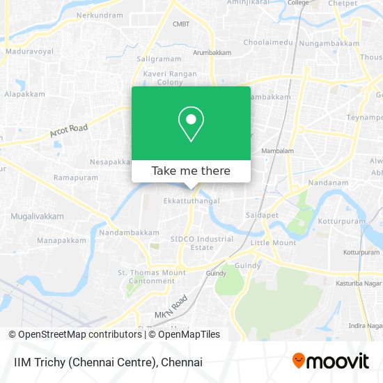 IIM Trichy (Chennai Centre) map