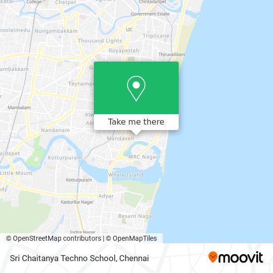 Sri Chaitanya Techno School map