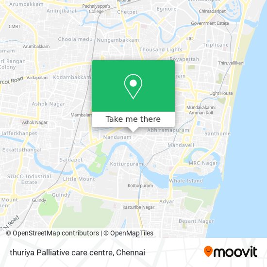 thuriya Palliative care centre map