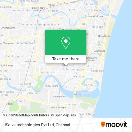 iSolve technologies Pvt Ltd map