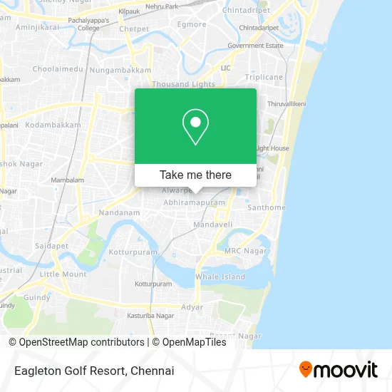 Eagleton Golf Resort map