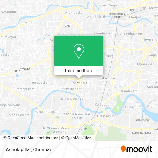 Ashok pillar map