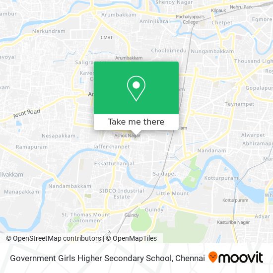 Government Girls Higher Secondary School map