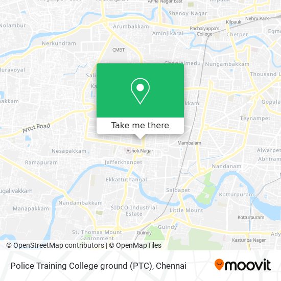 Police Training College ground (PTC) map