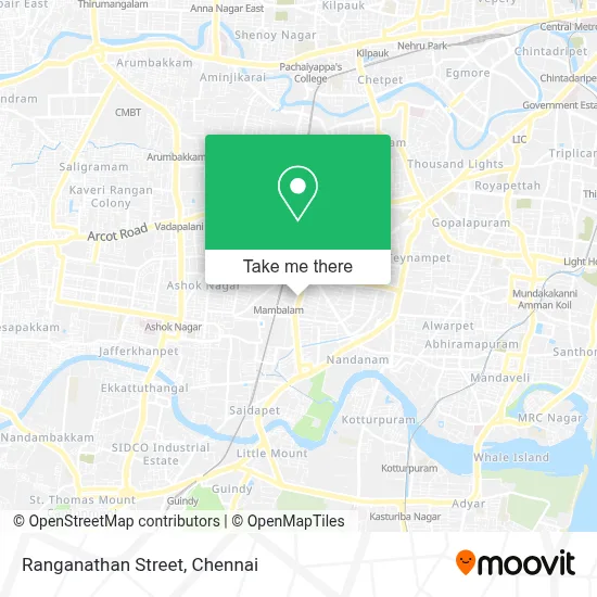 Ranganathan Street map