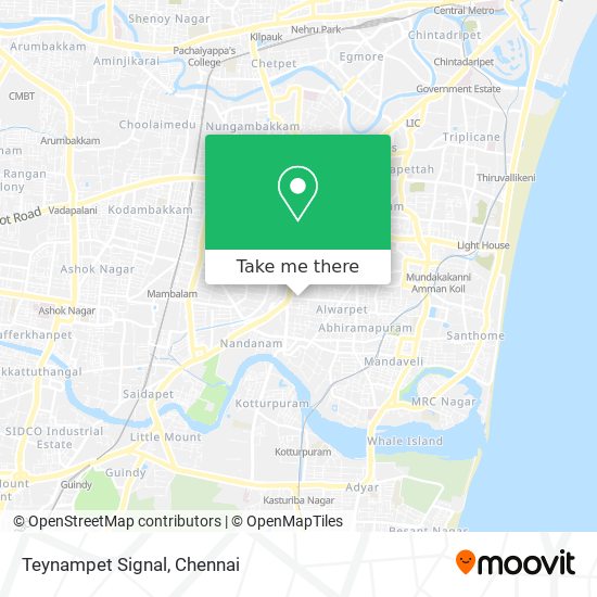 Teynampet Signal map