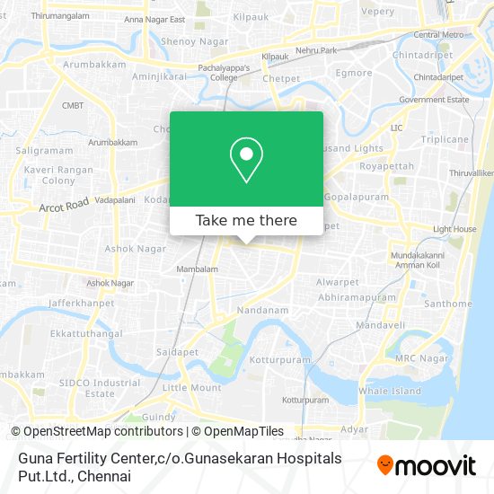 Guna Fertility  Center,c / o.Gunasekaran Hospitals Put.Ltd. map