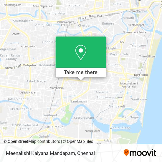 Meenakshi Kalyana Mandapam map