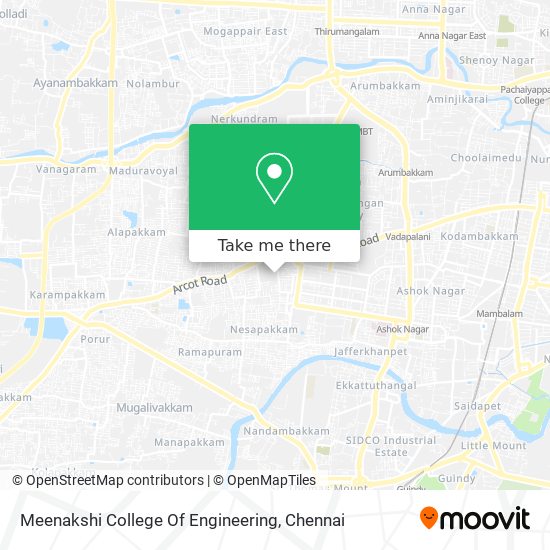 Meenakshi College Of Engineering map
